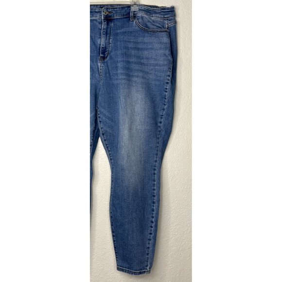 Judy Blue Skinny Fit Plus Sz Jeans 24W Straight Leg JB82548MD-PL - Picture 4 of 12